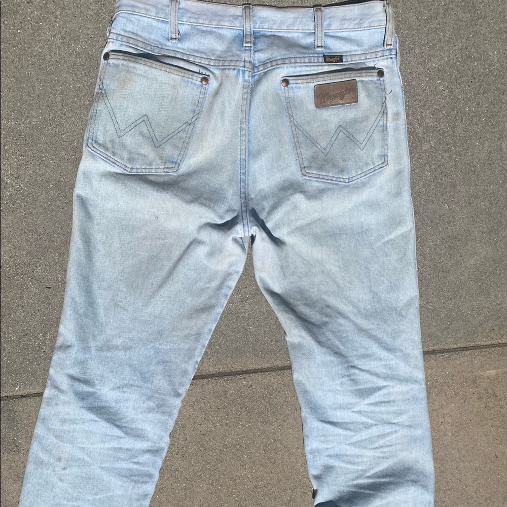 Vintage Wrangler Jeans light blue wash 31x32